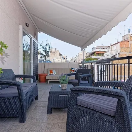 Big Terrace Near Metro And Center * Athens
